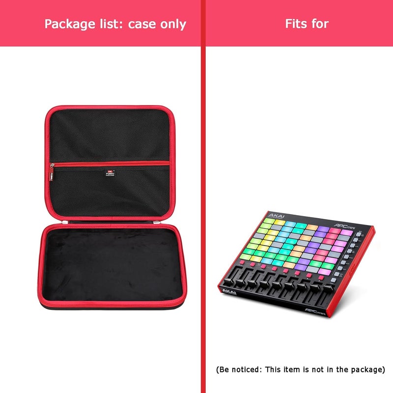 FBLFOBELI Hard Carrying Case for AKAI Professional APC Mini MK2 / MPD218 / MIDImix USB MIDI Pad Controller - Image 5